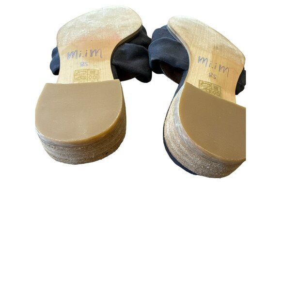 Mi.iM. Jenelle Triple Knot Pointed Mules Size 8.5 Dark Gray Flats Shoes Womens - Picture 5 of 5